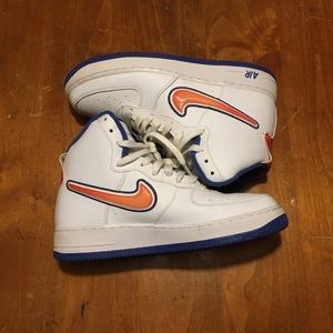 Rare Nike Air Force 1 High Tops Sports Knicks